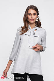 Туніка для вагітних та годуючих мам Berenice L Юла Мама Сірий TN-30.011