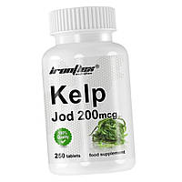 Йод із водоростей IronFlex Kelp 250 таблеток
