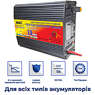 Універсальний зарядний пристрій АКБ Jongfa MA-1220A (20А) імпульсний 4-ступеневий, фото 7