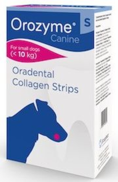 Орозим Ecuphar Orozyme S жувальні смужки для гігієни ротової порожнини собак вагою менше 10 кг, упаковка (1922), фото 1