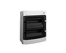 Модульний щиток 2*12 модулів 2 ряди IP65 PHS 24T настінного монтажу прозора дверцята