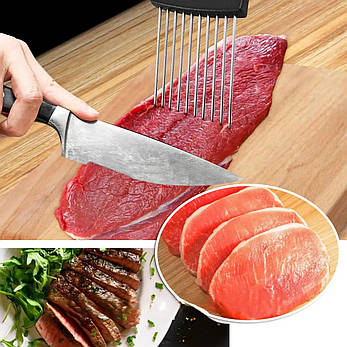 Тримач для різання продуктів універсальний із неіржавкої сталі для різання BF, фото 3
