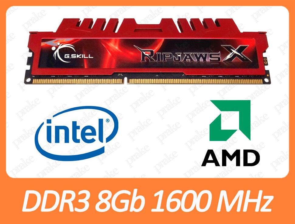 DDR3 8GB 1600 MHz (PC3-12800) G.Skill RipJaws CL9 F3-12800CL10Q, фото 1