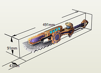 PaperKhan Конструктор из картона Sawblade Warcraft papercraft 3D фигура развивающий подарок статуя сувенир