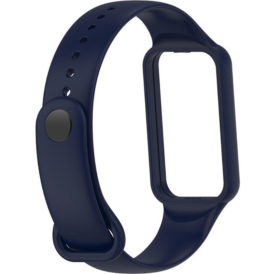 Силіконовий ремінець для Amazfit Band 7 Dark Blue