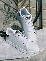 Кроссовки, кеды отличное качество Adidas Stan Smith White Black 3 Размер 46