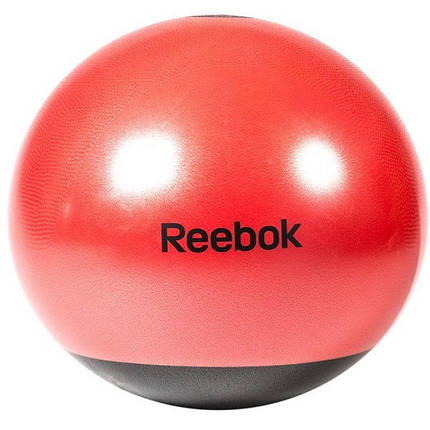 М'яч гімнастичний Reebok RAB-40016RD — 65 см червоний/чорний, фото 1
