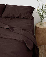 Очень красивое постельное белье, Однотонный комплект постельного белья в цвете Шоколад