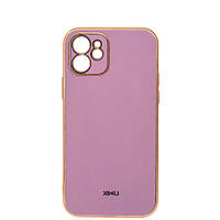 Чехол 6D Plating для Apple iPhone 11 Cherry Purple