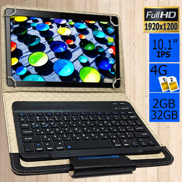 Планшет-телефон Hoozo X1001 Full HD 32Gb LTE Jet Black + Чохол із Bluetooth клавіатурою!