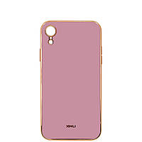 Чехол 6D Plating для Apple iPhone XR Cherry Purple