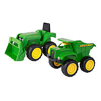 Игрушки для песка John Deere Kids 35874 Трактор и самосвал 2 шт., World-of-Toys
