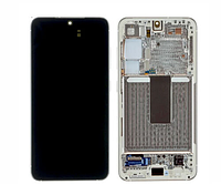 Дисплей Samsung Galaxy S23 5G  S911 с тачскрином и рамкой, оригинал  Service Pack ,Black