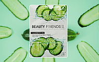 Маска для лица с огурцом тканевая Beauty Friends II Корея