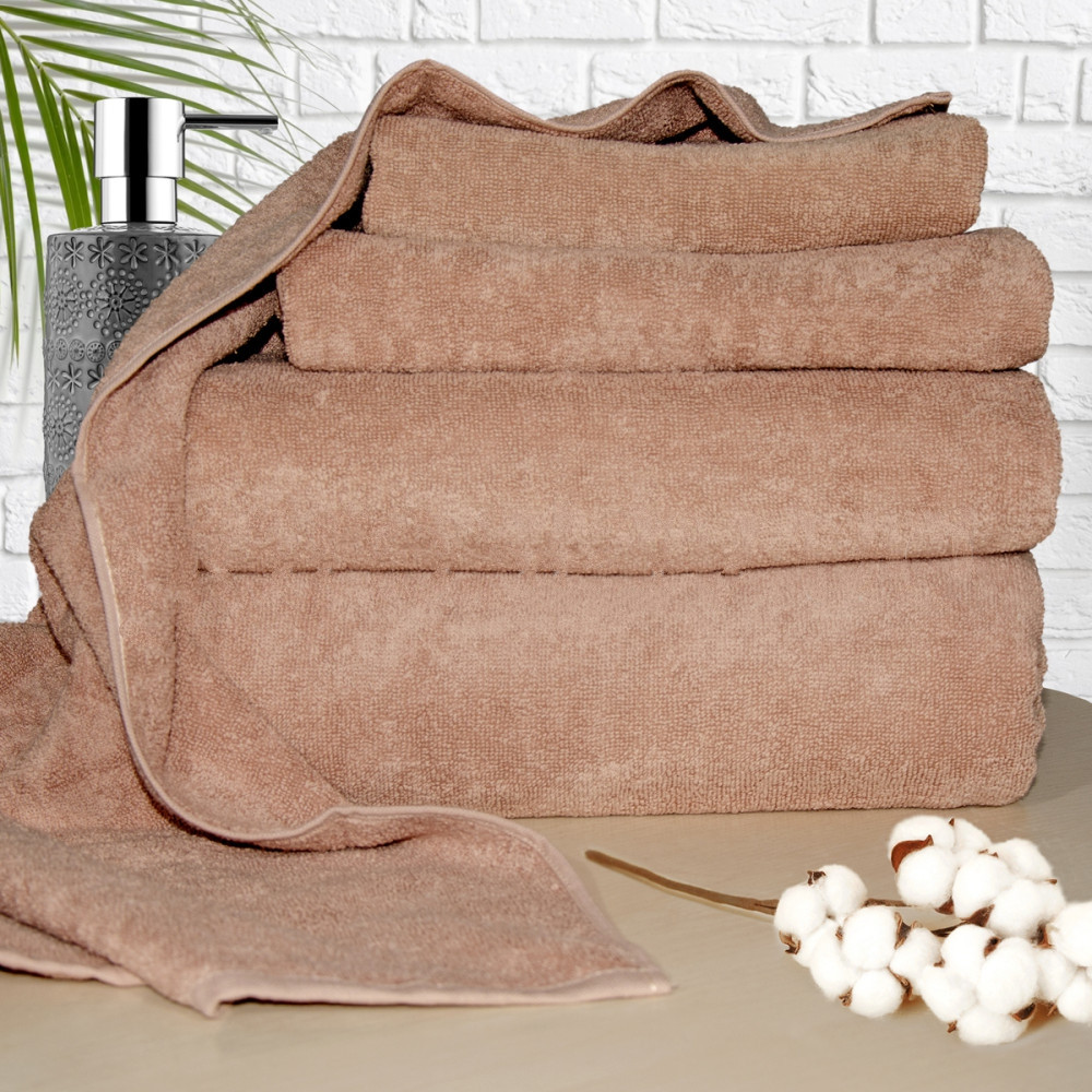 Рушник 100х150см махровий Яр-500 Ярослав Бежевий, фото 1