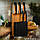 Набір із 5 ножів у бамбуковому блоці Fiskars Functional Form™ (1057552), фото 4