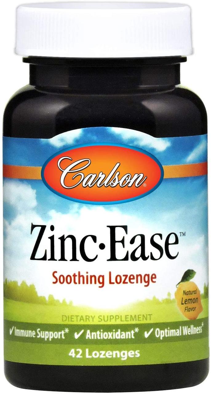 Цинк Carlson Labs Zinc-Ease 42 Lozenges (Lemon)