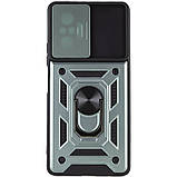 Протиударний чохол для Xiaomi Redmi Note 10 Pro Serge Ring бірюзовий, Ударостійкий чохол до Redmi Note 10 Pro, фото 3