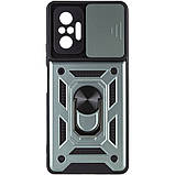 Протиударний чохол для Xiaomi Redmi Note 10 Pro Serge Ring бірюзовий, Ударостійкий чохол до Redmi Note 10 Pro, фото 4