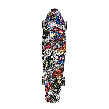 Скейт "Пенні борд" Bambi SC20602 колеса PU зі світлом, 56 см (Від 6)