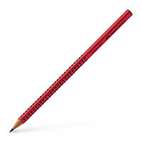 Чорнографітний олівець Grip 2001 Red Faber-Castell (ступ. тверд.B, корп. червоний) 517021