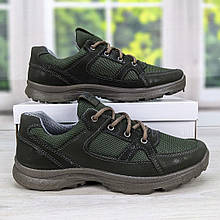 Кросівки чоловічі тактичні літні оливкового кольору з сіткою Paolla 3387 45