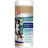 Вітаміни Пивні дріжджі для собак великих порід 8in1 Excel «Brewers Yeast Large Breed» 80 таблеток (для шкіри та шерсті)