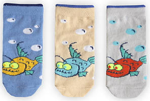 Шкарпетки дитячі демісезонні для хлопчика GABBI NSM-96 розмір 12-14 (в упаковке 6 штук)(90096)