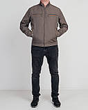 Чоловіча куртка (вітрівка) кавового кольору., фото 5