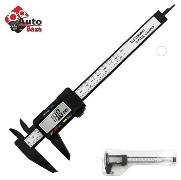 Електронний цифровий штангенциркуль 150 мм Carbon Fiber Composites Digital Caliper