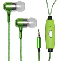 Универсальные наушники светятся в темноте Light Earphone с микрофоном bs