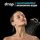 Водозберігаюча лійка для душу DROP SPA6F-MULTI120B на 6 режимів функція SPA-туман розхід 4-8  л/хв, фото 9