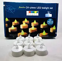 Набор светодиодных свечей 24 штук | Электронные свечи LED свечи bs