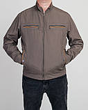 Чоловіча куртка (вітрівка) оливового кольору., фото 9