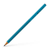 Чорнографітний олівець Grip 2001 Turquoise Faber-Castell (ступ. тверд. B, корп. синій) 517053