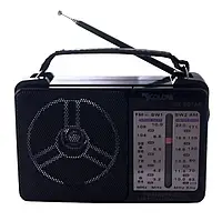 Портативный радиоприемник GOLON RX-607 приемник FM, AM, SW1, SW2, TV | Радио переносное bs