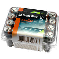 Батарейка LR6 лужна СolorWay Alkaline Power щелочные AA (24шт) plastic box (CW-BALR06-24PB)