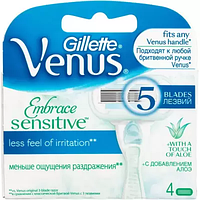 Сменные лезвия женские Gillette Venus Embrace Sensitive 5