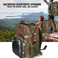 Туристический рюкзак Оutdoor Speaker Backpack | Рюкзак для походов Рюкзак с колонкой bs