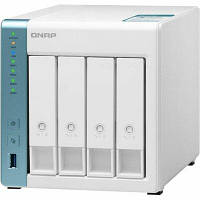 Система зберігання даних QNAP TS-431K з 4 відсіками для дисків, 1GB RAM, настільне виконання