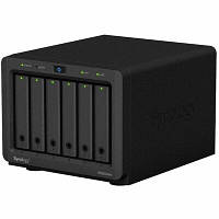 Система хранения данных SYNOLOGY DS620SLIM с 6 отсеками для дисков, 2GB RAM, настольное исполнение