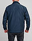 Чоловіча куртка (вітрівка) синього кольору. - фото 2 - id-p1820939699