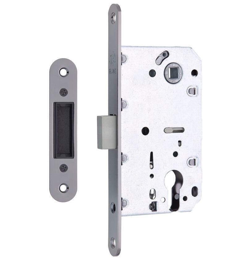 Замок магнітний міжкімнатний Gavroche GR 85M-EC нікель чорний