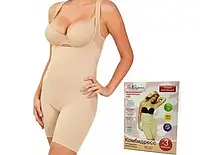 Комбідрес XXL/XXXL Slim Shapewear тілесний та інші S-XXXL | Професійне коригуючий білизна жіноче bs