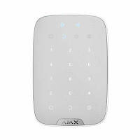 Беспроводная сенсорная клавиатура Ajax Keypad Plus (8EU) white со считывателем карт Pass и брелоков Tag