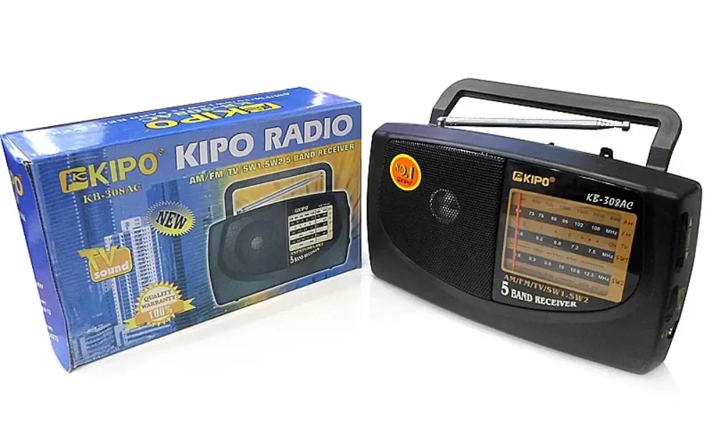 Портативный радиоприемник Kipo KB-308 ФМ приемник Радио переносное bs - фото 5 - id-p1820932244