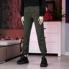 Жіночі спортивні штани-хакі весняні літні базові на гумці, фото 4