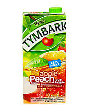 Напій соковмісний Tymbark яблуко-персик, 1 л