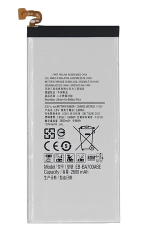 Акумуляторна батарея (АКБ) для Samsung EB-BA700ABE (A700 Galaxy A7) , 2600 mAh, фото 1