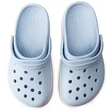 Crocs Crocband Platform Clog Ice Blue — Жіночі Сабо Крокс Крокбенд Платформ Блакитні — Оригінал, фото 5
